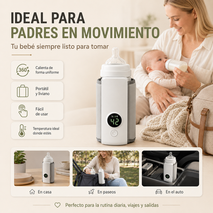 Calentador de Biberón Portátil Recargable USB